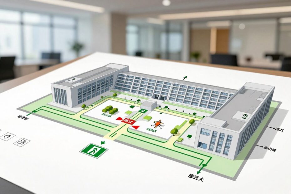 Plan ewakuacji budynku