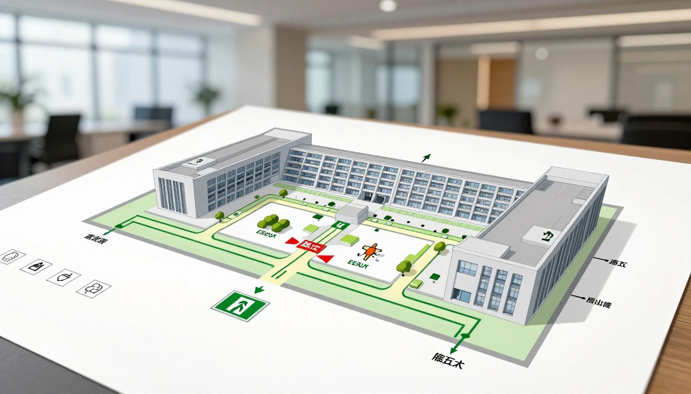 Plan ewakuacji budynku